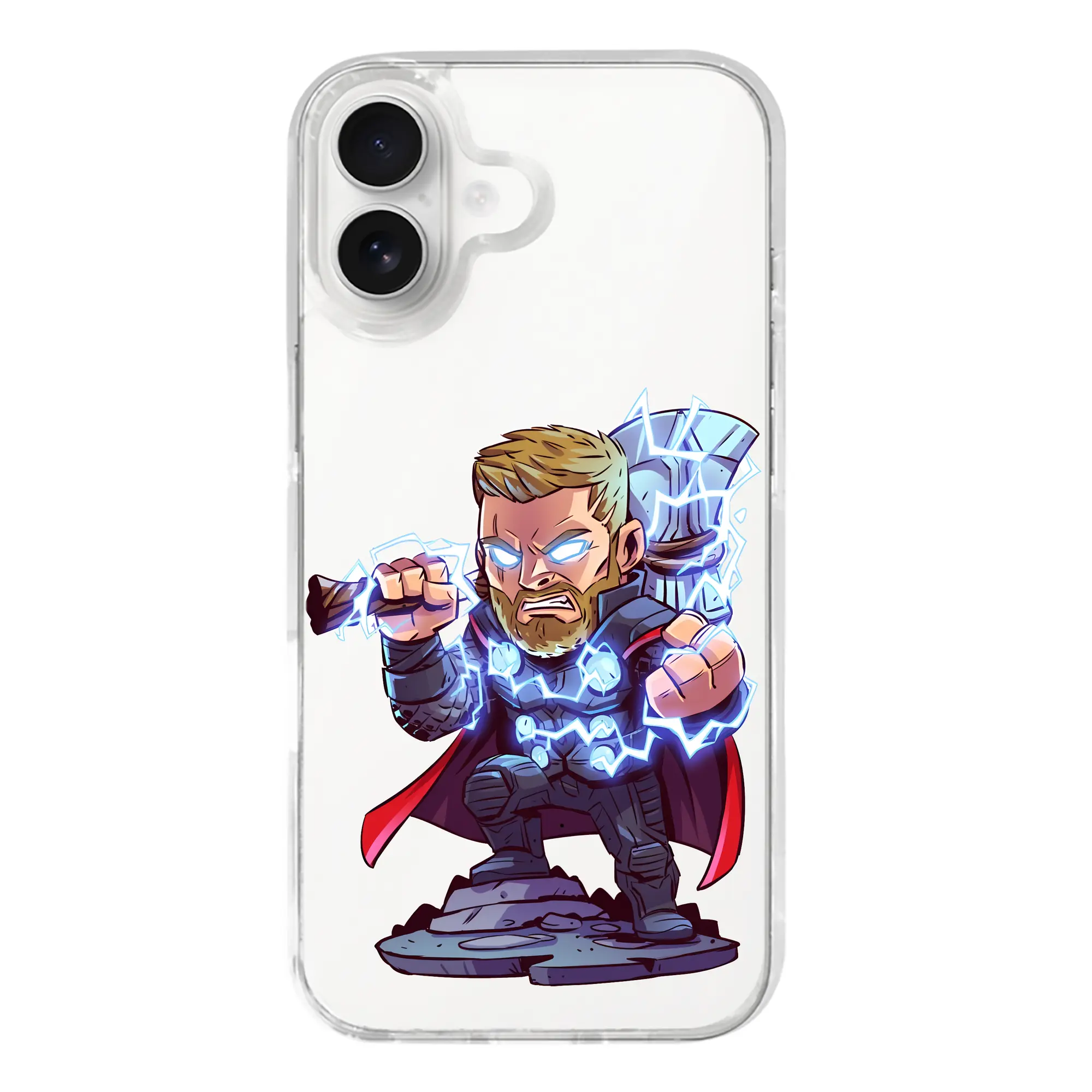 アベンジャーズ (Avenjāzu) グッズ マイティ・ソー（Thor） - iPhone 17シリーズ 透明スマホケース – 薄型・耐衝撃・精密フィット保護カバー